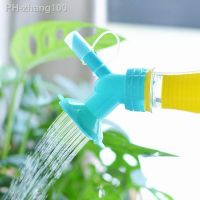 Bottle Cap Sprinker 2 In 1 Home Garden Mini Watering Can Double Head Water Spout Bonsai Nozzle For Indoor Outdoor Seedling Plant