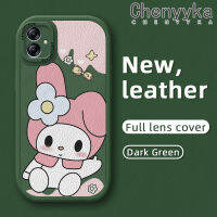 Chenyyka เคส M04 F04 A04E A04ปลอกสำหรับ Samsung ลายการ์ตูนน่ารักเมโลดี้ดีไซน์ใหม่เคสใส่โทรศัพท์หนังซิลิโคนกันกระแทกเคสป้องกันฝาหลังอ่อนนุ่มเลนส์รวมทุกอย่าง