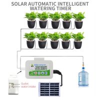 ❡✁✆ Solar Energy Automatic Water Irrigation Garden Watering Device Intelligent Lant Drip Irrigation Water Pump Timer System - Garden Water Timers - AliExpress