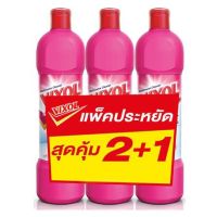 น้ำยาทำความสะอาดห้องน้ำ VIXOL 900ml แพ็ค3 ชมพู