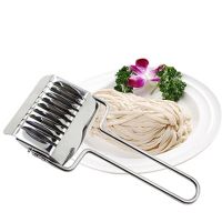 Mutifunctional Noodles Cutter Stainless Steel Garlic Ginger Chopper Lattice Roller Docker Dough Cutter Portable Kitchen Tools