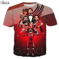 CLOOCL ลิเวอร์พูลร้อน F.C. เสื้อยืด3D เสื้อยืดพิมพ์ลายผู้ชายถนน