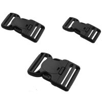 1pcs 25mm 32mm 50mm Plastic Dual Adjustable &amp; Security Double Lock Buckle for Tactical Belts Black Belts