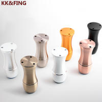 KK &amp; FING อลูมิเนียมปรับขาเฟอร์นิเจอร์ตู้ฟุตขาโซฟาขาสนับสนุนเฟอร์นิเจอร์เปลี่ยน600กิโลกรัมหนัก