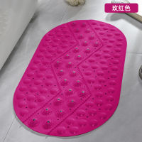 Non-slip Bath Mat Rectangle PVC Anti-skid Bathroom Mats Soft Massage Suction Cup Anti-Bacterial Shower Bath Mat Bathtub Car