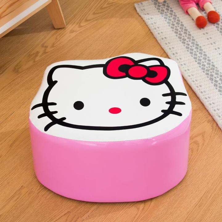 Hello Kitty cute cartoon small stool home children's stool round stool ...