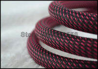 10M 16MM Nylon Mesh สีแดงสีดำ (N)Screen idedc Sleeving