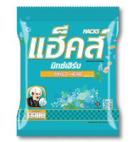 HACKS ลูกอมรสมิกซ์เฮิร์บ ขนาดบรรจุ 270กรัม (ประมาณ 100 เม็ด)