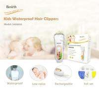 Limited Time Discounts Waterproof Ultraquiet USB Rechargeable Professional Haircuts Hair Clipper For Baby Children Kids Use