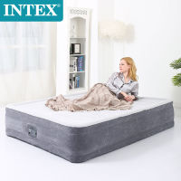 ที่นอนเป่าลม ที่นอนปิคนิค ปั้มลมในตัว Intex Comfort Plush Queen 67770 (5ฟุต)