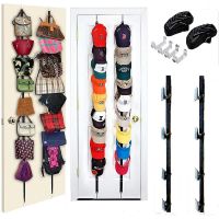 Adjustable Seamless Over Door Hook Rope Hanging Hat Baseball Cap Rack Holder Organizer Clothing Convenient Accessories Hanger