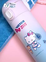 2023 VICTOR HELLO KITTY Hello Kitty Joint Series ถ้วยน้ำกีฬา กระติกน้ำร้อน PG9905KT