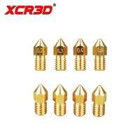 10pcs/Lot New Upgrade 0.2/0.3/0.4/0.5mm MK8 Brass Nozzle M6 Thread Pointed 3D Printing Parts Extrusion Nozzle Filament 1.75mm ELEGANT