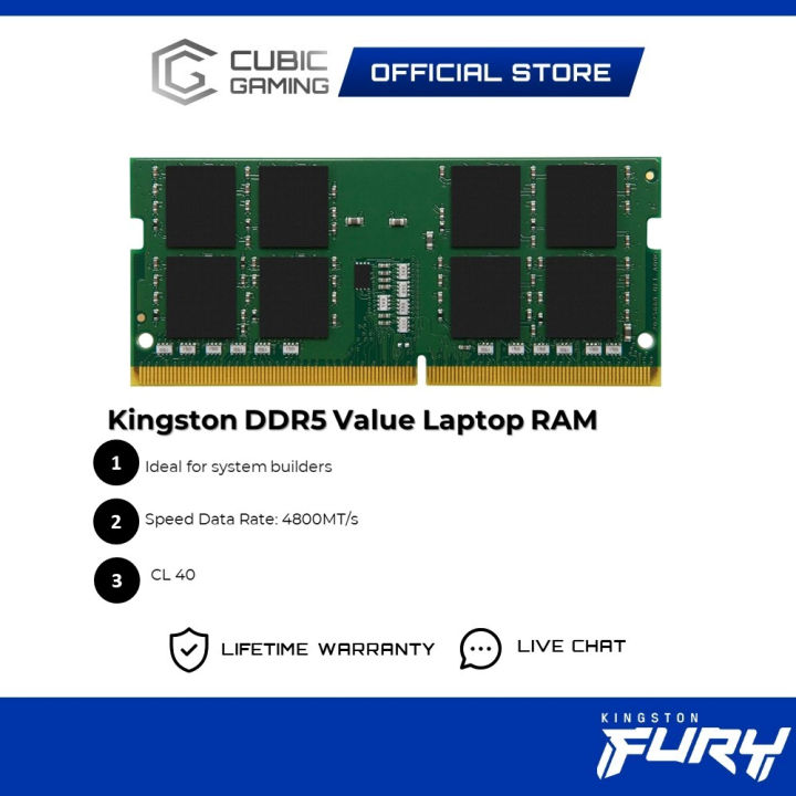 Kingston DDR5  MHz Non ECC Value SODIMM Laptop