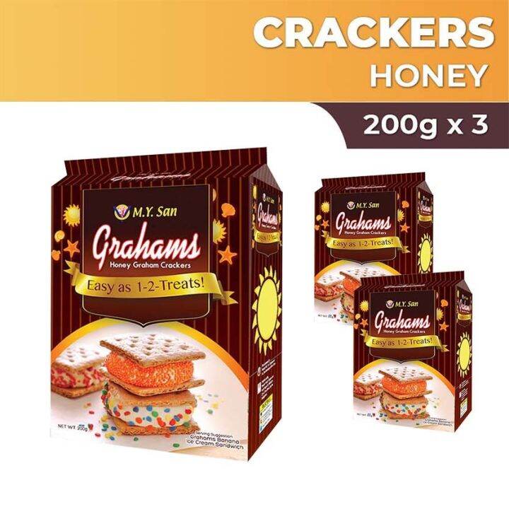 MY San Handy Pack Honey Graham 200g X 3 Lazada PH