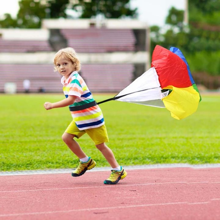 Fast athletes in colorful sportswear running during athletic