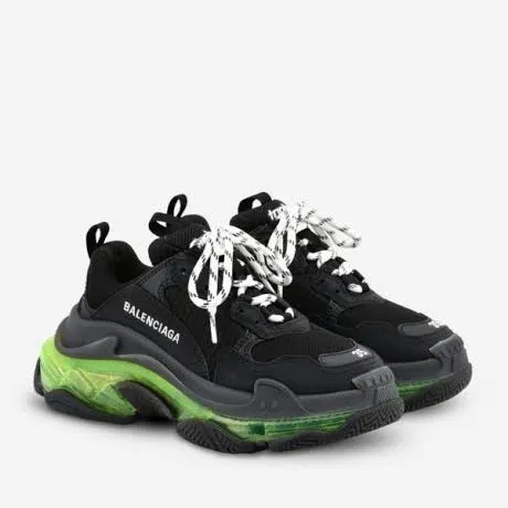 triple s black and green