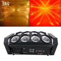 ยี่ห้อใหม่ Series ดิสโก้8X12W หัวหมุน LED Stage Effect Light Spider Stage Beam Light Dj Party ไนท์คลับคริสต์มาส