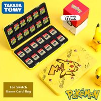 Pokemon Anime Pikachu New Ultra Slim Carrying Case for Nintendo Switch Console Portable PU Clutch Pouch Multiple Card Slots NS