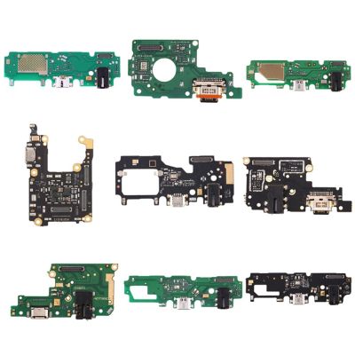 สำหรับ VIVO U1 U3 U3X Y7S S1 Y9S S1PRO แท่นชาร์จ USB Flex ขั้วต่อไมโครโฟนแจ็คหูฟังบอร์ด PCB สมาร์ทโฟน