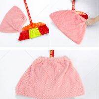 ♀ Floor Cleaning Rag Absorbent Reusable Multi-function Broom Mop Replacement Cover Flannel Mop Cloth Cover Random Color