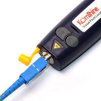 Mini VLF 10mw 10km Visual Fault Locator KFL-10 Handheld Optical Fiber Cable Tester Break Checker LC to FC Hybrid Adapter