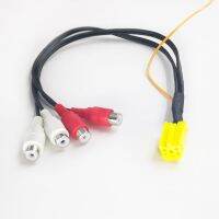 Biurlink Mini Iso 6pin ออก4 Chkabel สายเคเบิล Rca สาย4rca สำหรับ Peugeot Volkswagen Skoda Ford In Vdo Becker