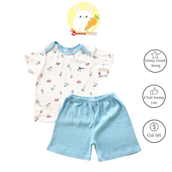 Bunnybaby - bộ cộc bé trai bunny chất đẹp cho bé 3-13kg - ảnh sản phẩm 1