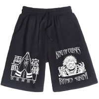 2023 newNew Anime Short Pants Jujutsu Kaisen Ryomen Sukuna Printed Shorts Harajuku Fashion Cartoon Summer Beach Shorts Running Shorts