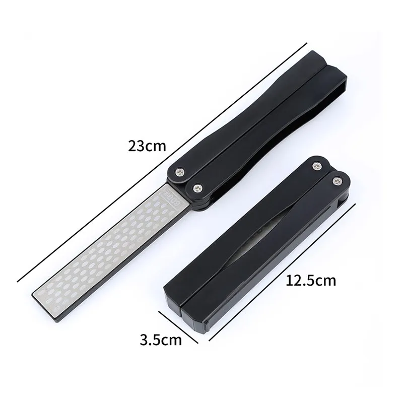 Knife Sharpener Double Sided Pocket Foldable Diamond Sharpening Stone  Kitchen