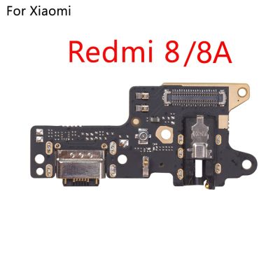 ไมค์ไมโครโฟนสายเคเบิลยืดหยุ่นกับอะไหล่บอร์ดเชื่อมต่อชาร์จพอร์ตสำหรับ XiaoMi Redmi Note 8 8 8 Pro LPX3762อะไหล่ทดแทน