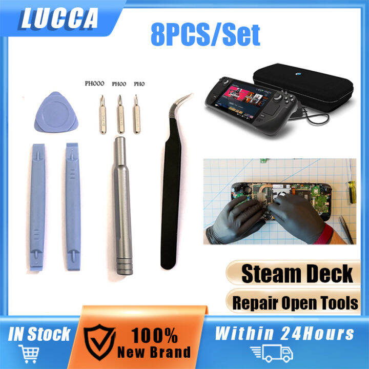 Steam Deck 8pcs/set Repair Tools Screwdriver Set Replacement S2 Bits