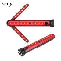 LED Emergency Roadside Flares Foldable Safety Arrow Bar Light Magnetic Stand Beacon Warning Signal SOS Lamps USB Flashlight Diving Flashlights