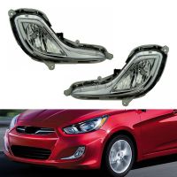 ไฟตัดหมอกประกอบรถยนต์สำหรับ Hyundai Accent 2012 2013 2014 2015 2016กันชนทดแทนเลนส์ใสไฟตัดหมอก922011R010 922021R000