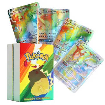 New 21x15cm Pokemon Cards English 30PCS Pikachu Rare Battle Game Card Shiny  Vstar Vmax GX Energy Card Collection Children Toy