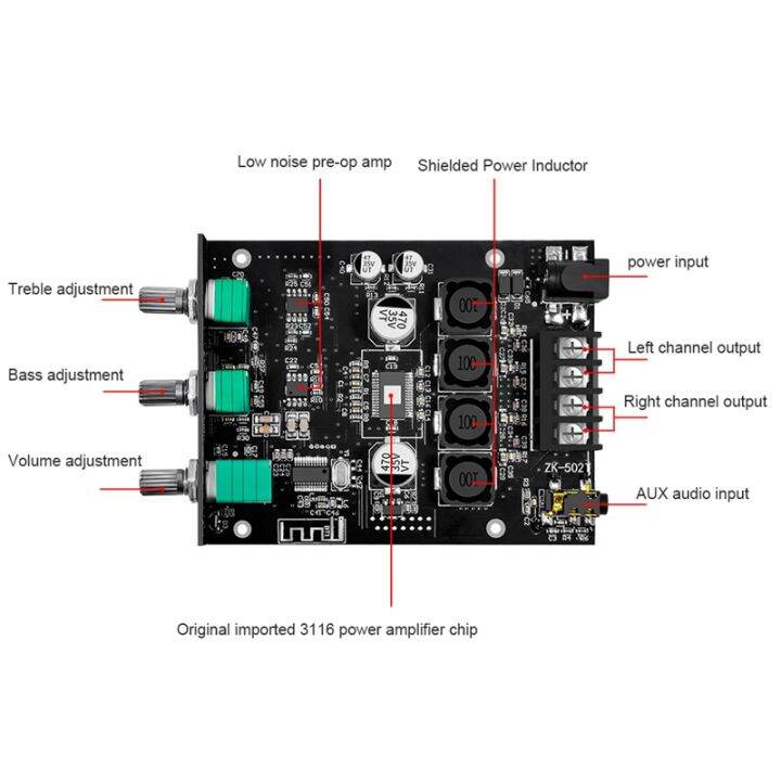 zk-502t-digital-amplifier-board-tpa3116d2-50wx2-high-bass-adjustment-bt5-0-2-channel-subwoofer-amplifier-board-dc12-24v