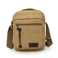 R Canvas Multi-Function Mobile Phone Bag Outdoor Travel Bag Messenger Shoulder Bag Casual Style Male Handbag