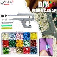 【CW】 300 Sets Plastic with Snaps Pliers amp; Organizer ContainersEasy Replacing SnapsDIY