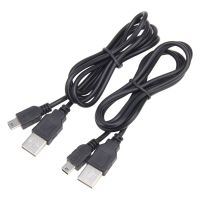 J46 USB 5ขาขนาดเล็ก1เมตรสายชาร์จข้อมูลสายสายชาร์จหัวเชื่อมต่อสำหรับ Sony คอนโซลเกม PS3