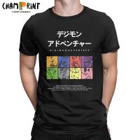 Digimon Adventure 01 T Shirt for Men Leisure 100% Cotton Tee Shirt Crewneck Short Sleeve T Shirts Gift Idea Tops XS-6XL