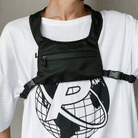 【CW】 Fashion New Reflective Chest Rig Streetwear Camouflage Boy Hip-hop Tactical Men