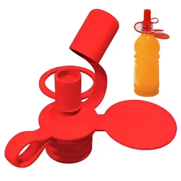 3pcs Baby Water Bottle Cap, No Spill Silicone Bottle Top Spout, Bpa Free  Protects Kids Mouth Bottles Top Spout Adapter