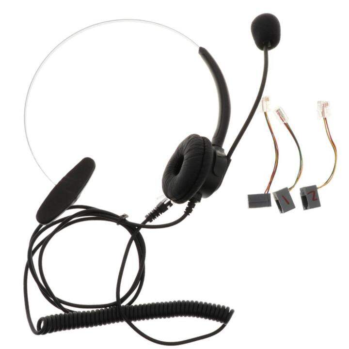 BNMAGIC Call Center Office Handsfree Telephone RJ9 Plug Headset