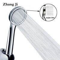 Zhangji Ultra Thin Shower Head 30  Water Saving And High Pressure For Bathroom Handheld Durable Chrome Plated Showerhead