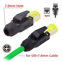 Xiwai 2Pcs/Set RJ45 CAT5/CAT6/CAT7 Shield Plug Connector 8P8C for Industrial Network Ethernet Patch Cord Cables