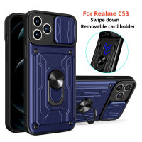 สำหรับ Realme C53 Narzo RealmeC53 N53เคสแข็งฉากยึดมีรูฝาครอบป้องกันกล้องเคสโทรศัพท์มือถือป้องกันตก