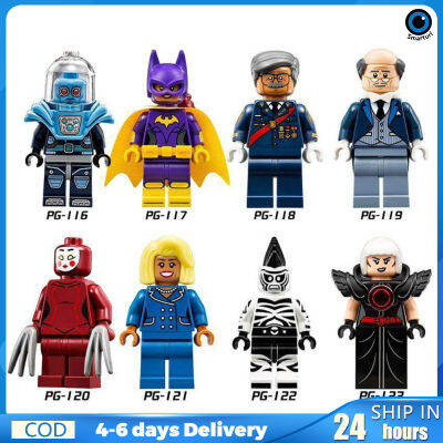 บล็อกตัวต่อซูเปอร์ฮีโร่ซีรีส์ Minifigure มิสเตอร์ฟรีซแบทเกิร์ลของเล่นเพื่อการศึกษาสำหรับพัดลมสำหรับเด็กๆ