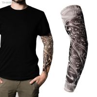 ✺♠ 2 PCS Sun Protection UV Outdoor Golf Sport Hiking Cycling Arm Soft Comfortable Temporary Tattoo Sleeve Cover Warmer Cuff