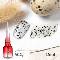 เจลลายเปลือกไข่นก ท๊อปเลือกไข่ ทาบนพื้นเจลได้ทุกสี AS 15ml. ACC