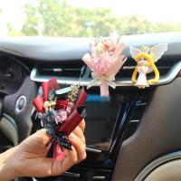 【DT】  hotCar Air Outlet Perfume Freshener Dry Bouquet Car Air Outlet Clip Flower Interior Fragrance Diffuser Decoration Car Accessories